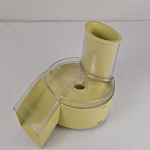 Vintage Sears Food Processor Bowl Lid Feed Chute Pusher Model 795.852000